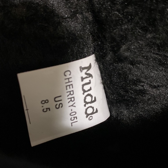 New Mudd black boots with fur size 8.5 - Picture 7 of 12